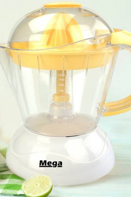 عصارة برتقال Mega KL-3238 بسعة 1 لتر وبقوة 40 واط وبغطاء شفاف عصارة برتقال Mega KL-3238 بسعة 1 لتر وبقوة 40 واط وبغطاء شفاف