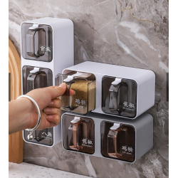 منظم للبهارات والبقوليات يمكن تعليقه على الحائط موديل 7000-40