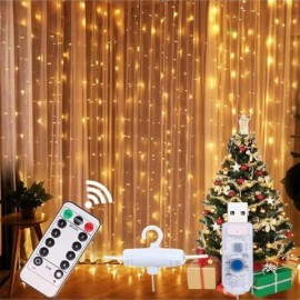 شلال للاضائة بحجم 3 متر تحتوي على 320 ليد مع ريموت تحكم