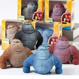 سكوشي القرد المطاطي لتخفيف التوتر سكوشي القرد المطاطي لتخفيف التوتر