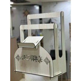 ركن الصلاة المنزلي مصنوع من الخشب حجم 40*50 سم