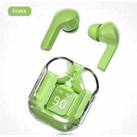 سماعات اذن لا سلكية مع شاشة بتصميم عصري