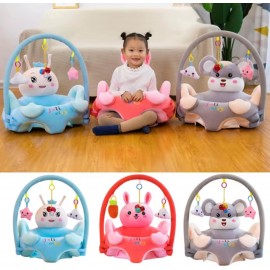 مقعد لتدريب الاطفال على الجلوس مع العاب معلقة