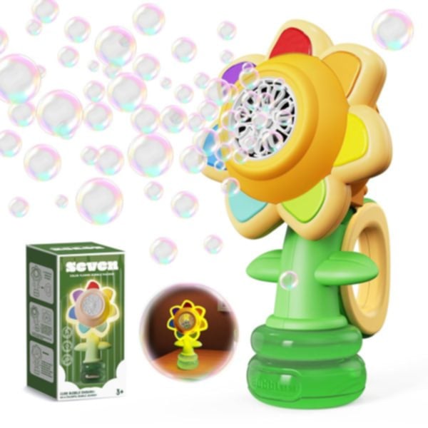 ماكينة عمل الفقاعات على شكل وردة راقصة مع ريموت كونترول ماكينة عمل الفقاعات على شكل وردة راقصة مع ريموت كونترول