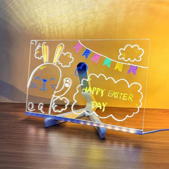 لوح رسم مع اضاءة والوان يعمل على مدخل USB