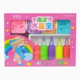 لعبة عمل الاشكال بالماء تحتوي على 6 علب بألوان مختلفة	