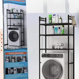 رفوف تنظيمية للحمام توضع فوق الغسالة  رفوف تنظيمية للحمام توضع فوق الغسالة