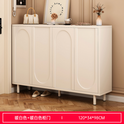 خزانة احذية فاخرة باللون الأبيض مكونه من 4 دفات ha-20