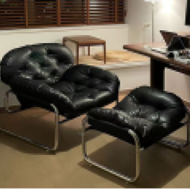 كرسي استرخاء فاخر جدا باللون الأسود مع مسند للاقدام cd-83 كرسي استرخاء فاخر جدا باللون الأسود مع مسند للاقدام cd-83