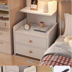 كومادينة  بجرارين ورف علوين باللون الأبيض md-45