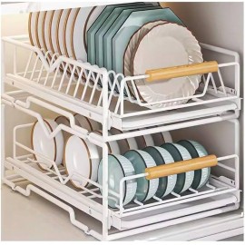 مشك صحون سحاب مكون من طبقتين يوضع فوق المجلى