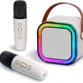 سماعة سبيكر كاريوكي مع مايكروفون عدد 2 موديل K12