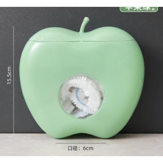 علبة أكياس للاطباق على شكل تفاحه 8-15