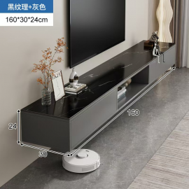 خزانة تلفزيون معلقة باللون الرمادي والأسود ha-27 خزانة تلفزيون معلقة باللون الرمادي والأسود ha-27