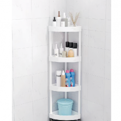 رفوف حمام مصنوعه من البلاستيك مكونه من 4 طبفات bd-25