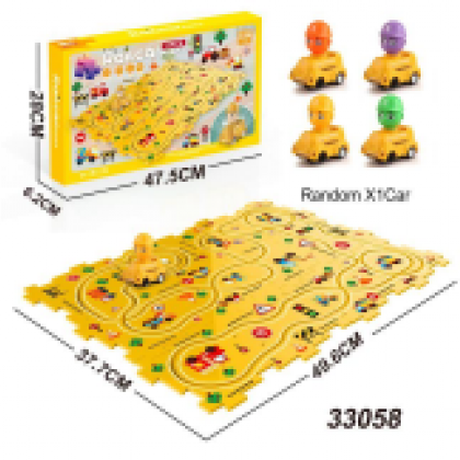 سجادة بزل مع سيارة للأطفال xbla18