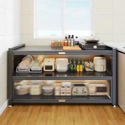 خزانة مطبخ معدنيه مكونة من دفتين سحاب IH-48