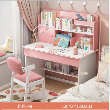 مكتب دراسي باللون الزهري CD-33