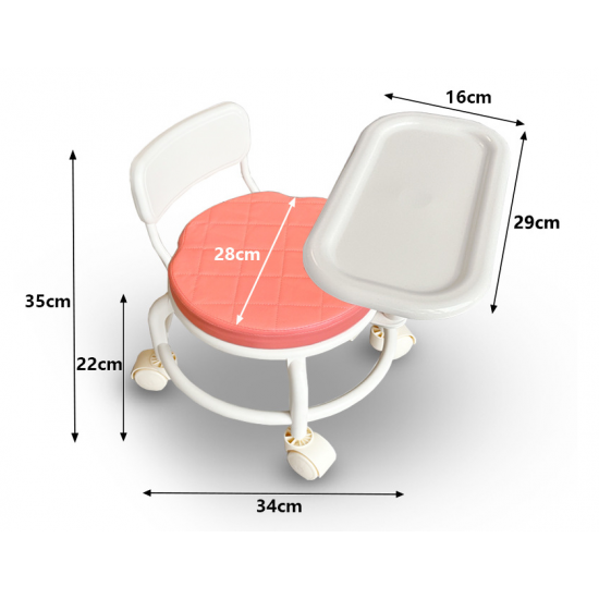 كرسي متحرك للطعام يمكن تحويله لكرسي جلوس 8-25