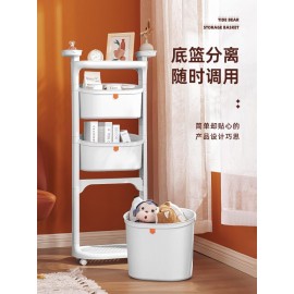 سلات بلاستيكية متعددة الاستخدامات مع عجلات 3000-19