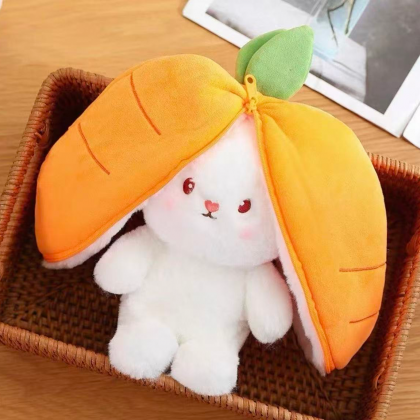 دمية الارنب القادر على التنفس مع غطاء سحاب 8108D