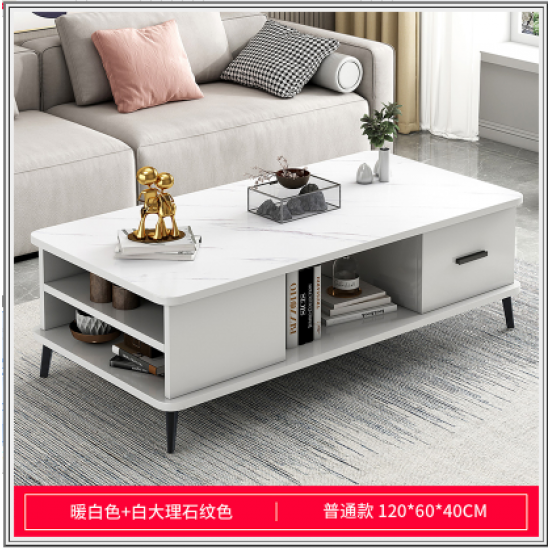 طاولة وسط فاخرة باللون الأبيض ha-67