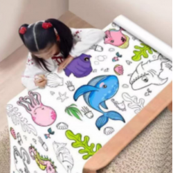 رول تلاوين للأطفال مع أقلام تلوين شمع IH-55