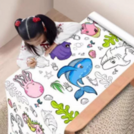 رول تلاوين للأطفال مع أقلام تلوين شمع IH-55