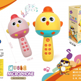 مايكروفون مع بلوتوث وموسيقى 3*1 للأطفال 8887