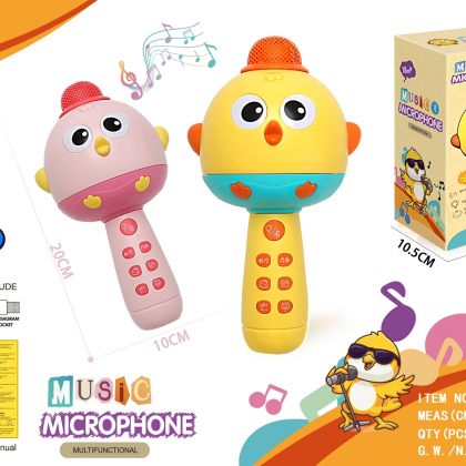 مايكروفون مع بلوتوث وموسيقى 3*1 للأطفال 8887
