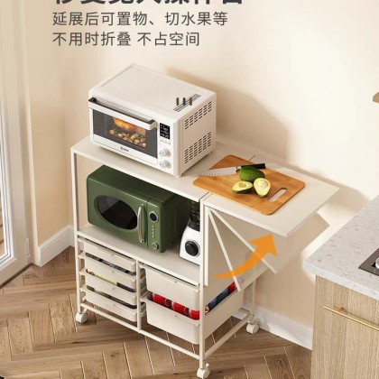 خزانة مطبخ مع جوارير ورف قابل للطي c-11