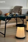 طقم طاولة مع كرسيين مضيئين وبتصميم مبتكر قابل للطي c-70