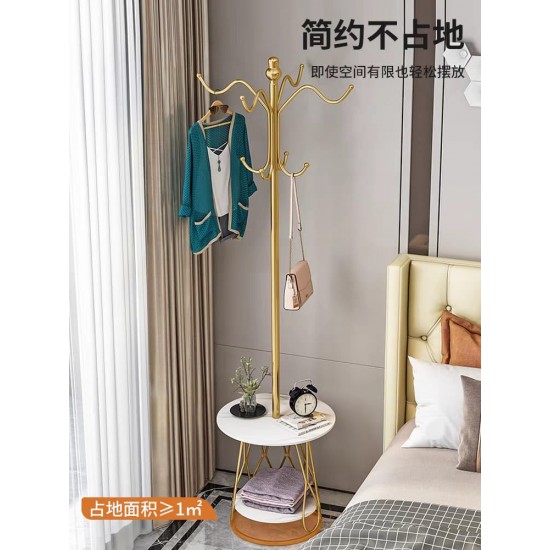 علاقة ملابس فاخرة مع رف سفلي c-71