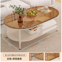 طاولة وسط فاخرة بشكل بيضاوي od-40