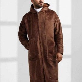 فروه رجاليه شتوية مبطنة من الداخل مع جيبة وطاقية