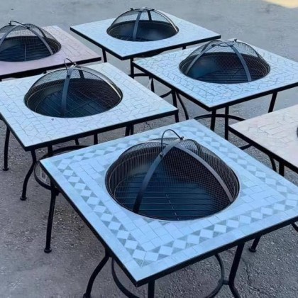 كانون شوي بتصميم حديث بنقشة