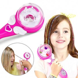 ماكينة تضفير الشعر للأطفال مع اكسسوارات للشعر ماكينة تضفير الشعر للأطفال مع اكسسوارات للشعر