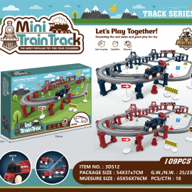 لعبة القطار السريع المكون من 109 قطع me-123