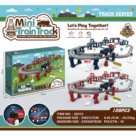 لعبة القطار السريع المكون من 109 قطع me-123