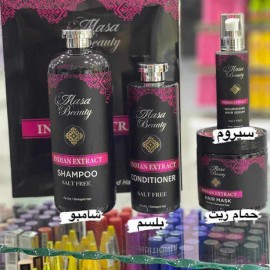 البكج الهندي للعناية بالشعر مكون من 4 قطع البكج الهندي للعناية بالشعر مكون من 4 قطع