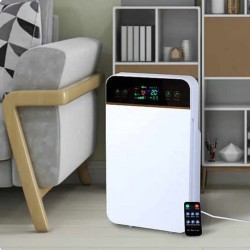 جهاز تنقية الهواء المنزلي مع شاشة تعمل باللمس وريموت للتحكم عن بعد بقوة 45 واط