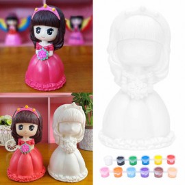 حصالة تلوين للأطفال مع الوان مائية وفرشاية  حصالة تلوين للأطفال مع الوان مائية وفرشاية