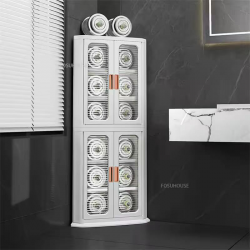 خزانة زاوية بلاستيكية مكونة من طبقتين bd-56