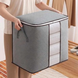 صندوق قماشي لحفظ وتنظيم الملابس لاستغلال المساحة والمحافظة عليها من الاتربة