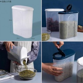 علب بلاستيكية لتنظيم الحبوب والبقوليات سعة 2.8 لتر  علب بلاستيكية لتنظيم الحبوب والبقوليات سعة 2.8 لتر