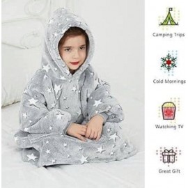 بطانية شتوية مضيئة للأطفال مع طاقية متوفرة بعدة الوان