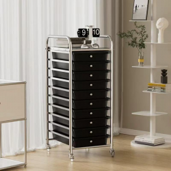 وحدة جوارير مكونة من 10 جوارير باللون الأسود ih-11