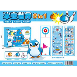 لعبة البطريق التفاعلية مع سجادة 555-193