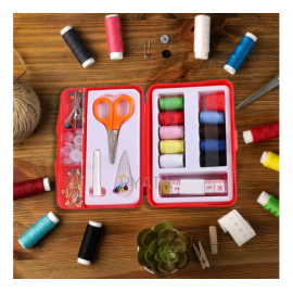 مجموعة ادوات الخياطة الرائعة مكونة من 116 قطعة