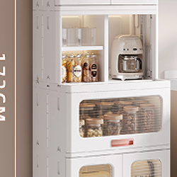 خزانة مطبخ بالحجم الكبير بابواب ودفات h-3